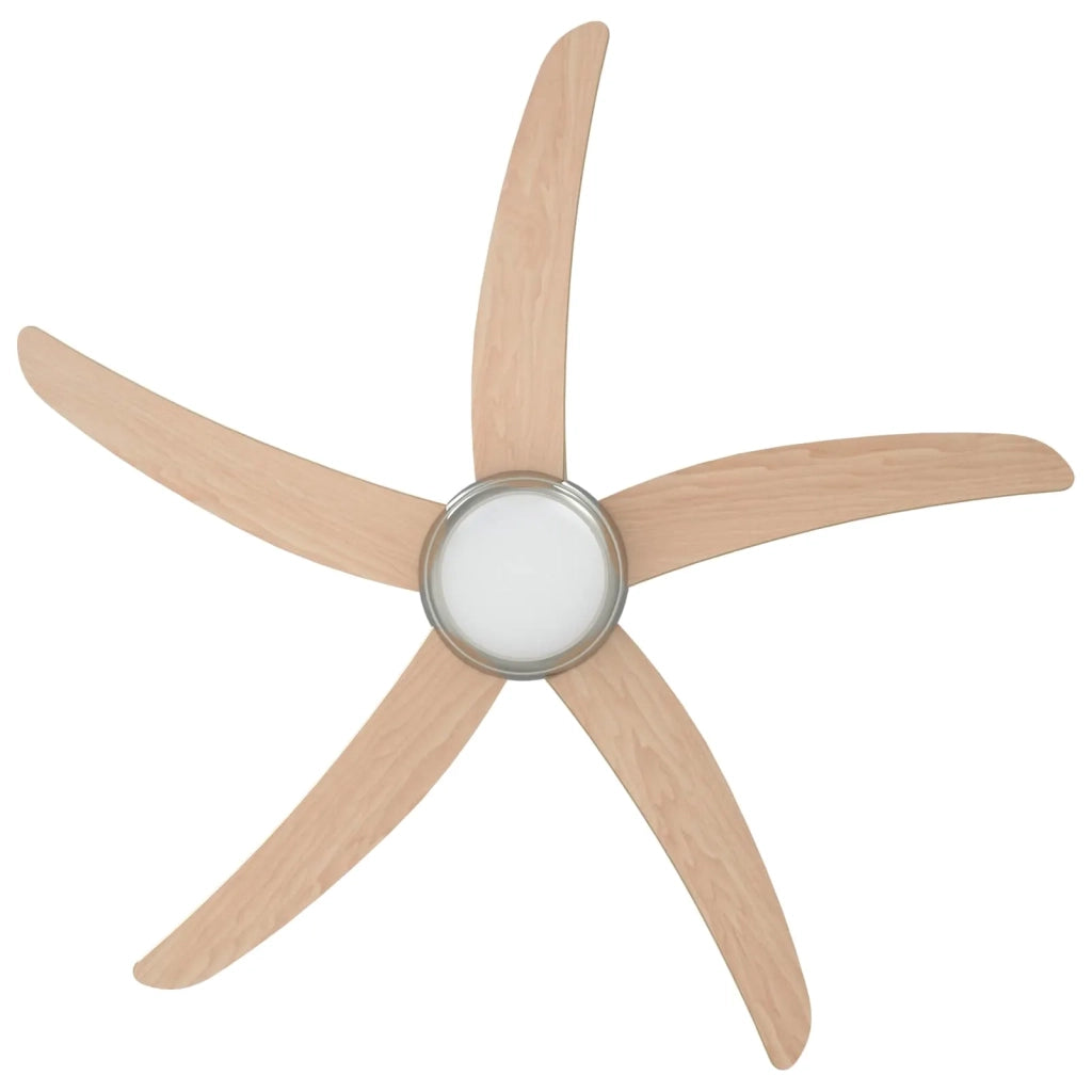 Ventilatore da soffitto con luce e telecomando Ø 130 cm Sonoma 42035659
