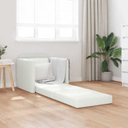 Divano letto 60cm Bianco Pelle Artificiale 4106636