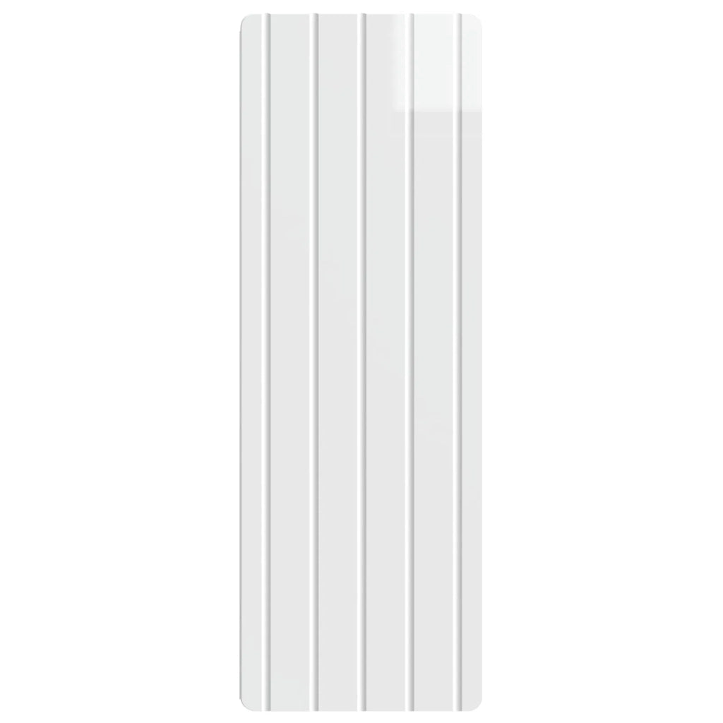 Mobiletto a muro Bianco Lucido 33 x 34,5 x 94 cm