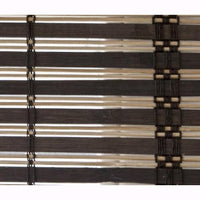Tapparella in Listelli di Bambù 100x160H cm Midollino Marrone Scuro con carrucola Marisa