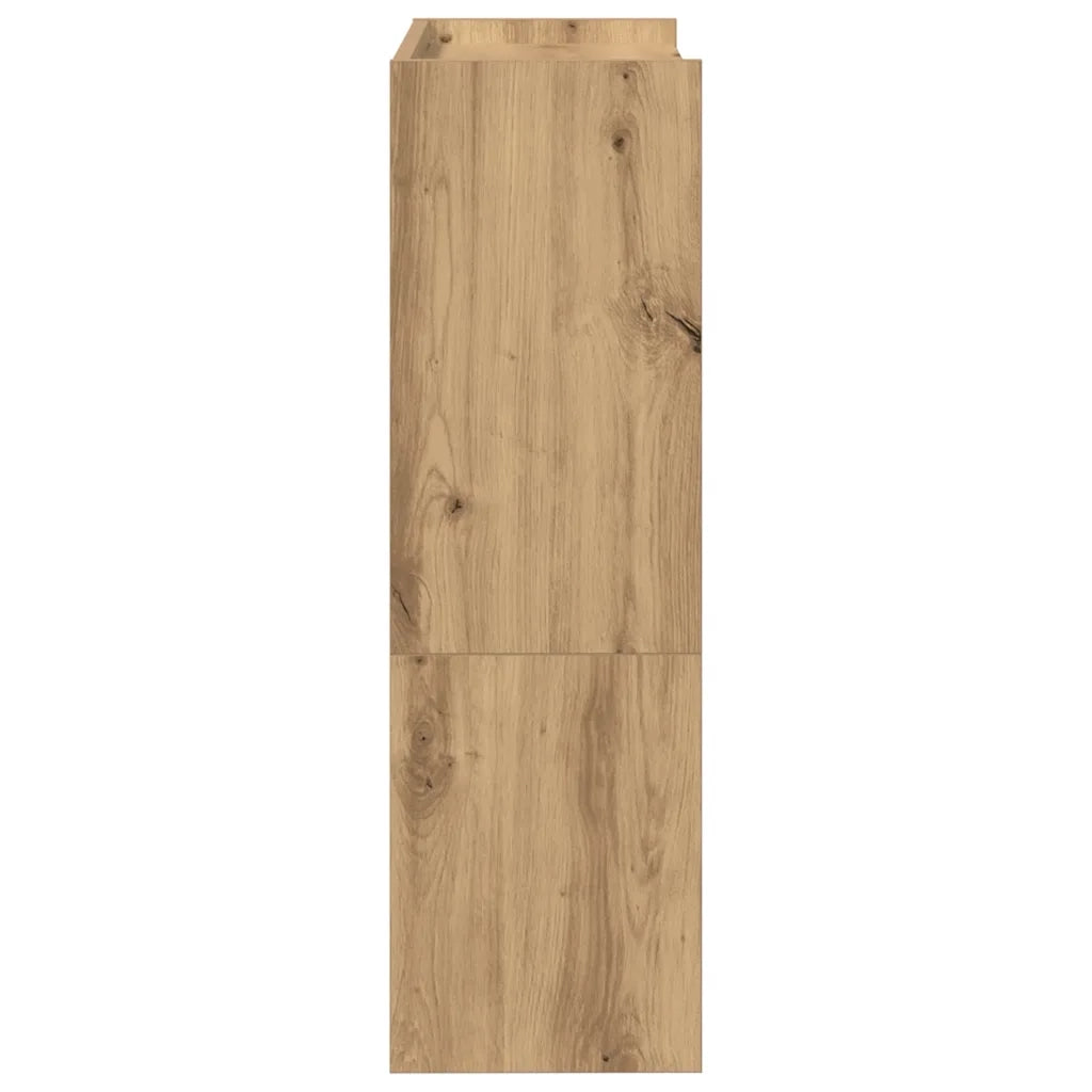 Scarpiera Rovere Artigianale 60x25x81 cm in Legno Multistrato