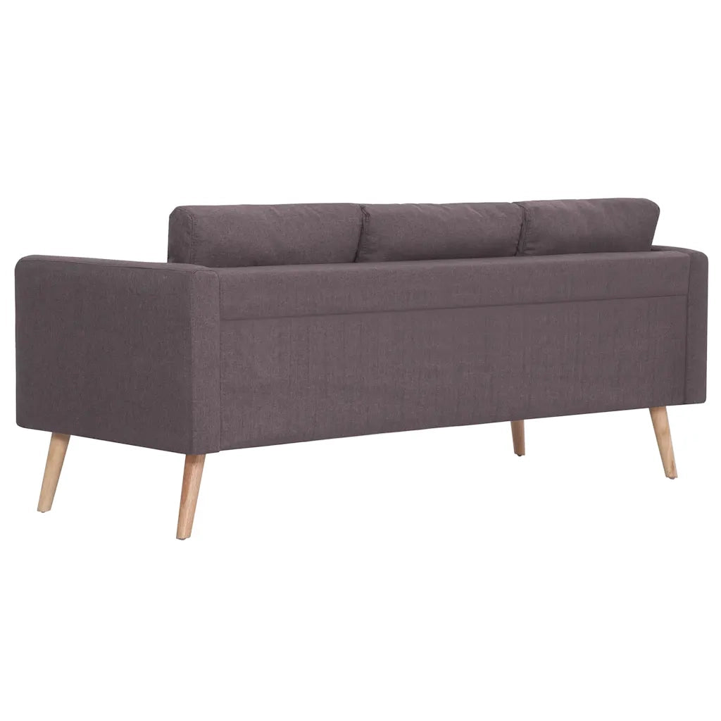 Set Divani 2 pz in Tessuto Tortora 276858