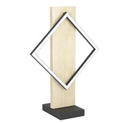 Lampada Scrivania Rustico Country Boyal Metallo Marrone Led 13W Ip20