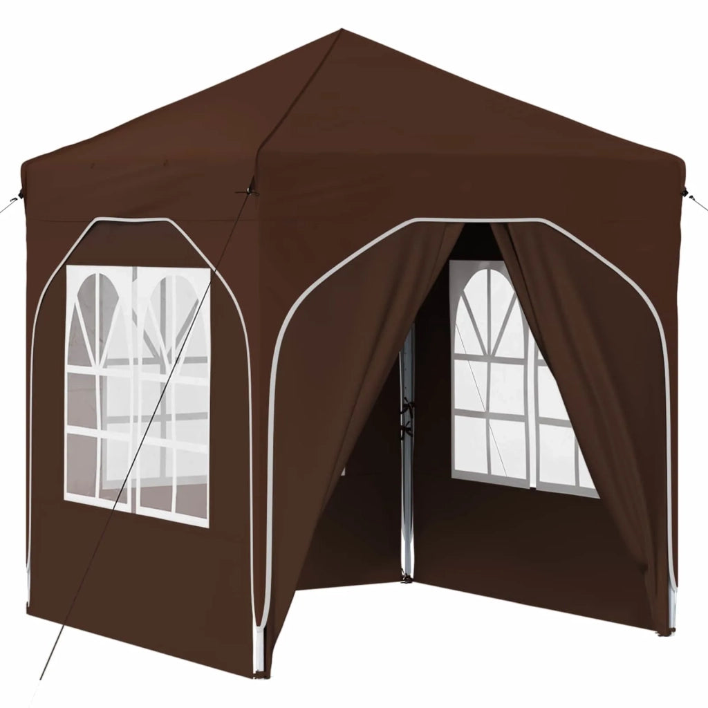 Tenda per feste a pop-up 192 x 192 x 245 cm Marrone 42019841