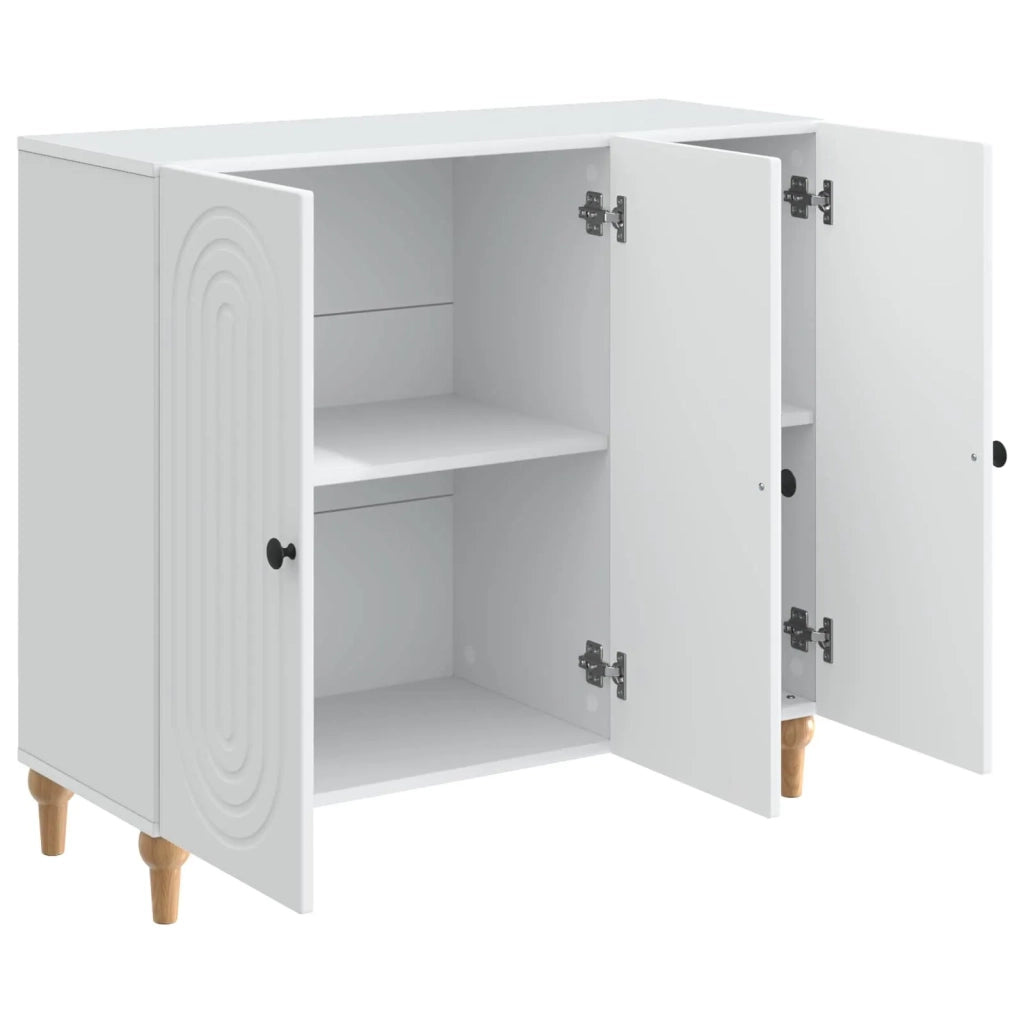 Credenza Bianco 89 x 34,5 x 80 cm Legno ingegnerizzato 894185
