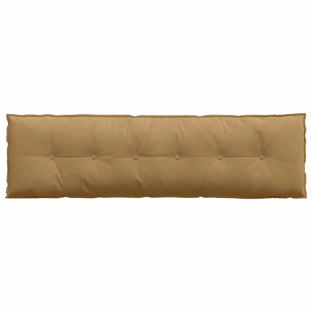 Cuscino per Schiena Marrone 180 x 50 cm Tessuto in Cords