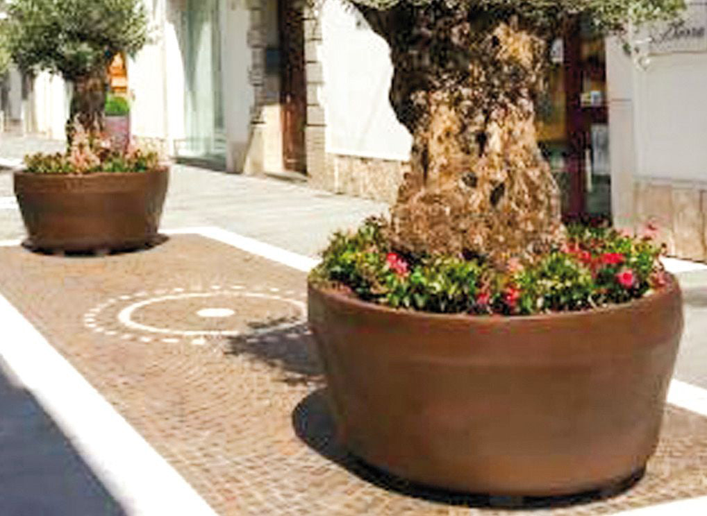 VASO JUMBO IN RESINA DA 70CM Ø MODERNO