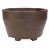 VASO JUMBO IN RESINA DA 40CM DI DIAMETRO VASO INTERNO ESTERNO TONDO MODERNO Colore: Bronzo