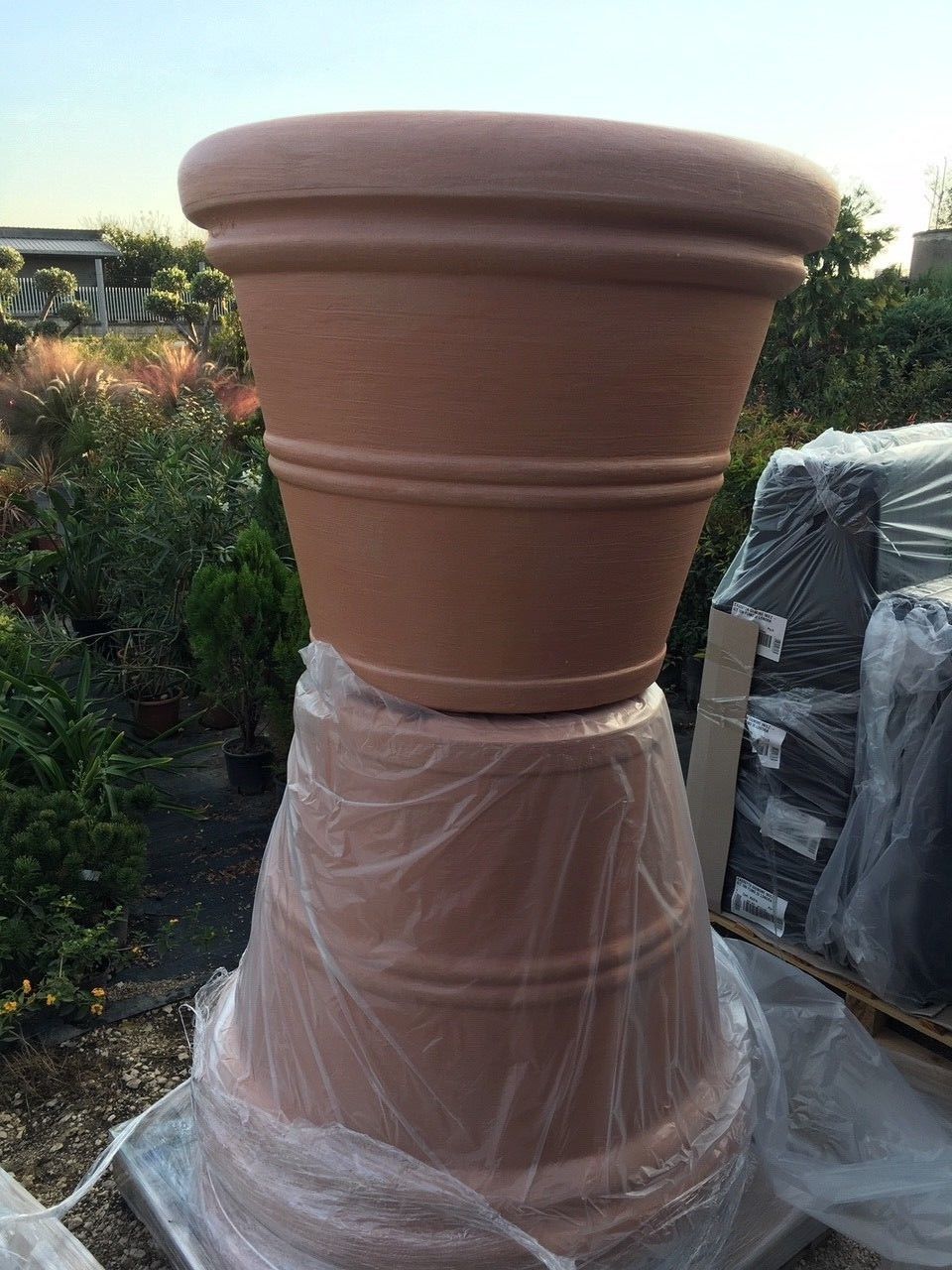 Vaso Resina rotazionale campana Tondo Jesolo 110 Vasar Telcom grandi dimensioni