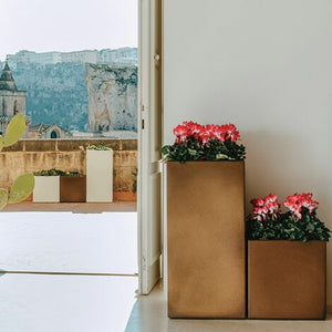 Vaso ALTO QUADRATO  80CM CUBE TOP - Linea Cromia by Monacis