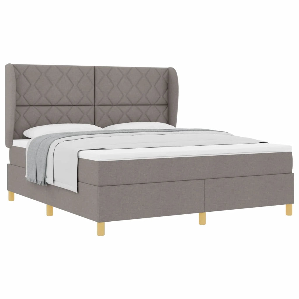 Letto a molle con testiera Talpa 200 x 180 cm Tessuto 3340834