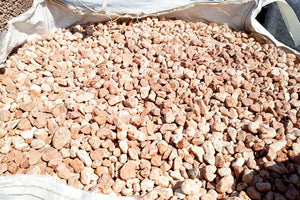 10 SACCHI DI CIOTTOLI ROSSO VERONA DA 25 KG 15/25 MM