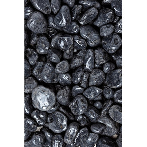 10 SACCHI DI CIOTTOLI NERO EBANO DA 25 KG 15/25 MM SASSI PIETRE