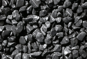 10 SACCHI DI CIOTTOLI NERO EBANO DA 25 KG 15/25 MM SASSI PIETRE