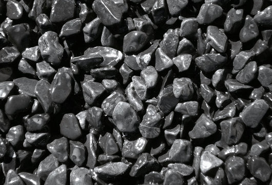 10 SACCHI DI CIOTTOLI NERO EBANO DA 25 KG 15/25 MM SASSI PIETRE