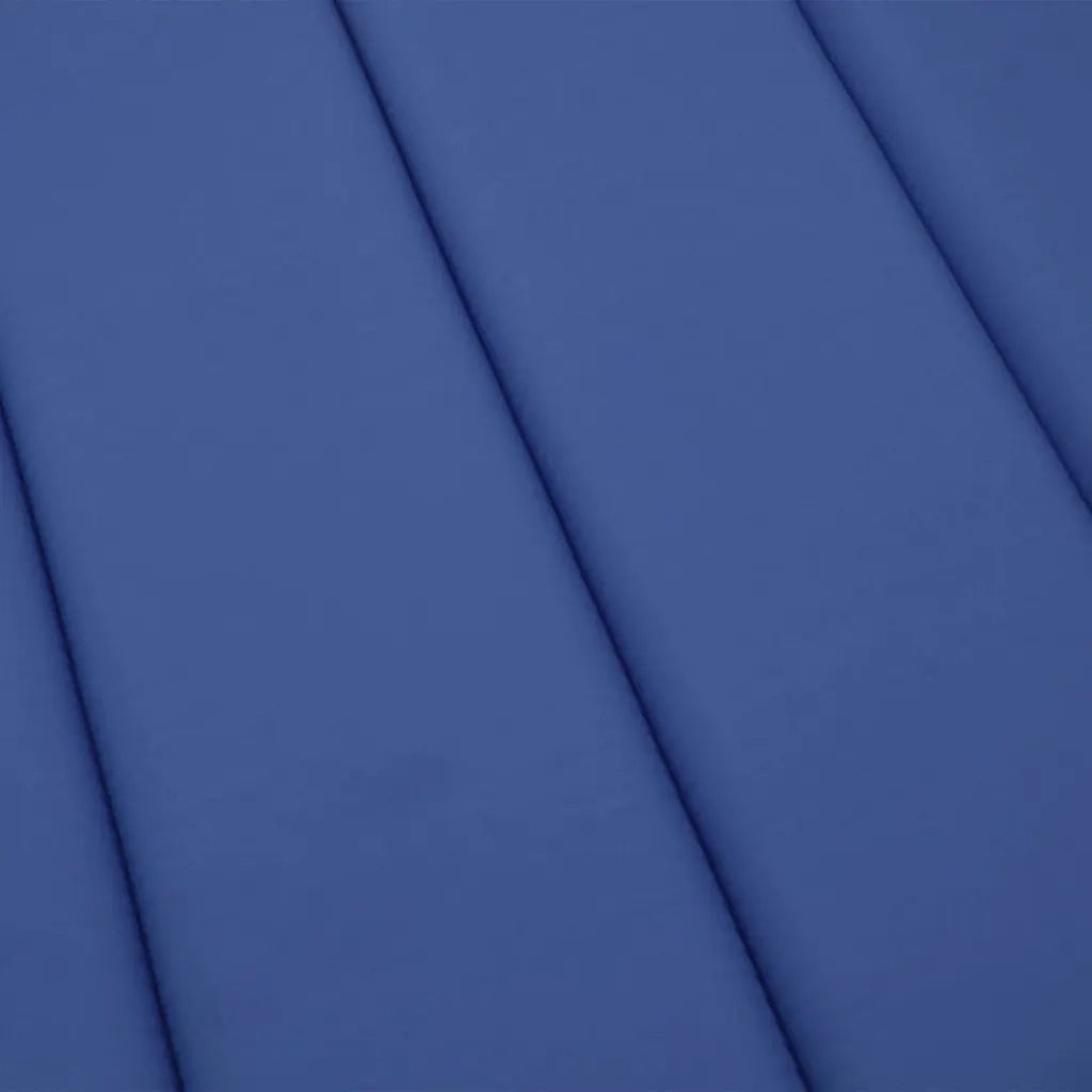 Cuscino per Lettino Blu Reale 200x50x3 cm in Tessuto Oxford 314198