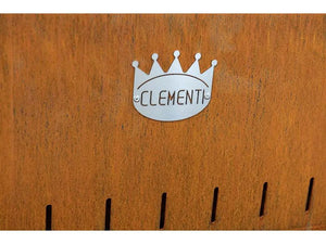 Barbecue a carbone e a legna Clementi Flipper griglia 45x50 cm