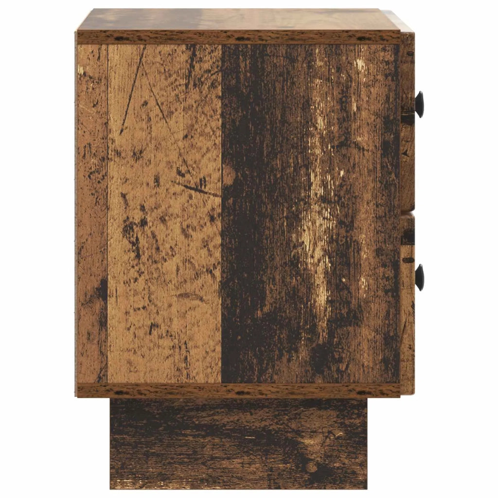 Armadio da Notte con cassetto Legno antico 43 x 34,5 x 47,5 cm 893851