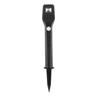 Luce Solare Picchetto Esterno Contemporaneo Solar Policarbonato Nero Led