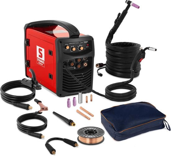 Apparecchio per saldatura a combinazione - 250 A - 230 V - FCAW - Germania Stamos