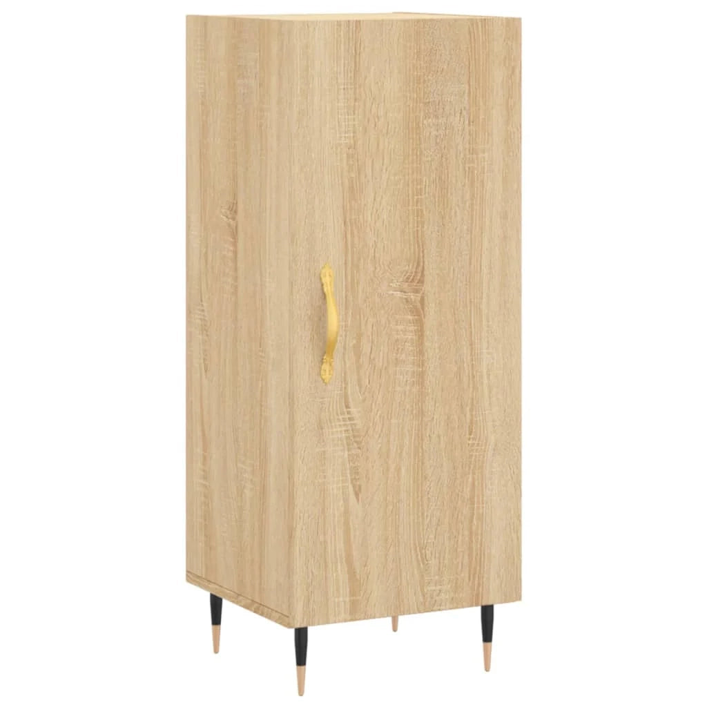 Buffet credenza cassettiera armadio mobile contenitore organizer cucina soggiorno rovere Sonoma 34,5 x 34 x 90 cm legno ingegnerizzato marrone 02_0031546