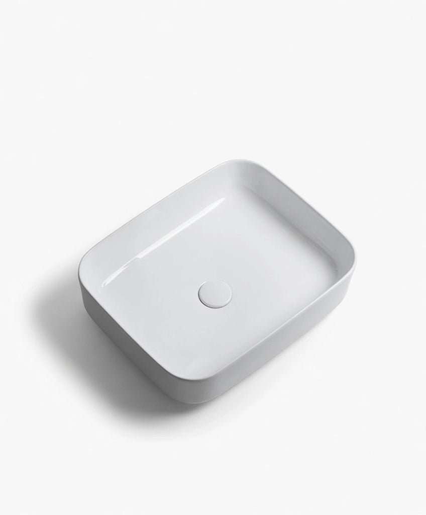 Lavabo appoggio 50 x 40 cm BIANCO LUCIDO