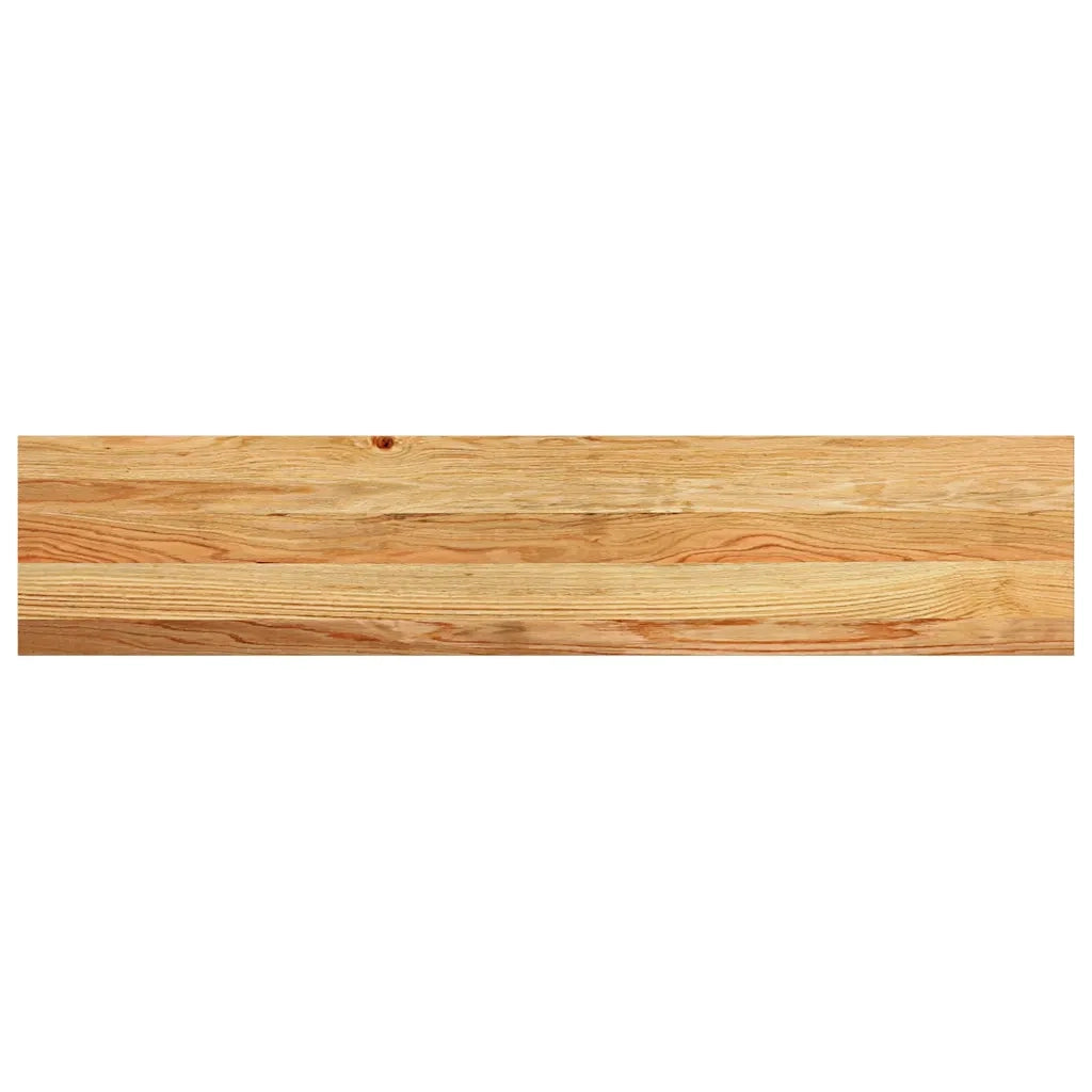 Davanzali 2 pz Marrone Chiaro 120x25x2cm Legno Massello Rovere 4009146
