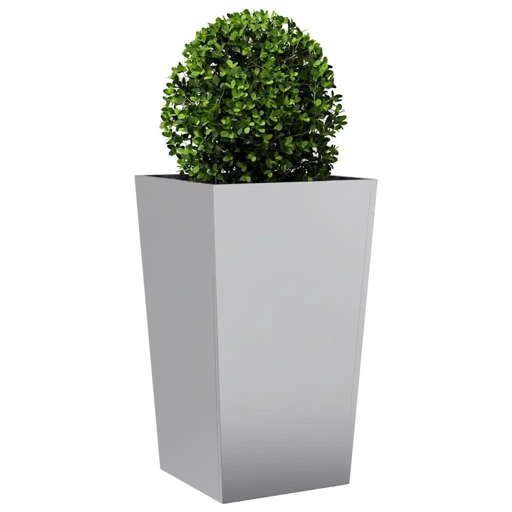 Fioriere da Giardino 2 pz 45x45x75 cm in Acciaio Zincato 851105