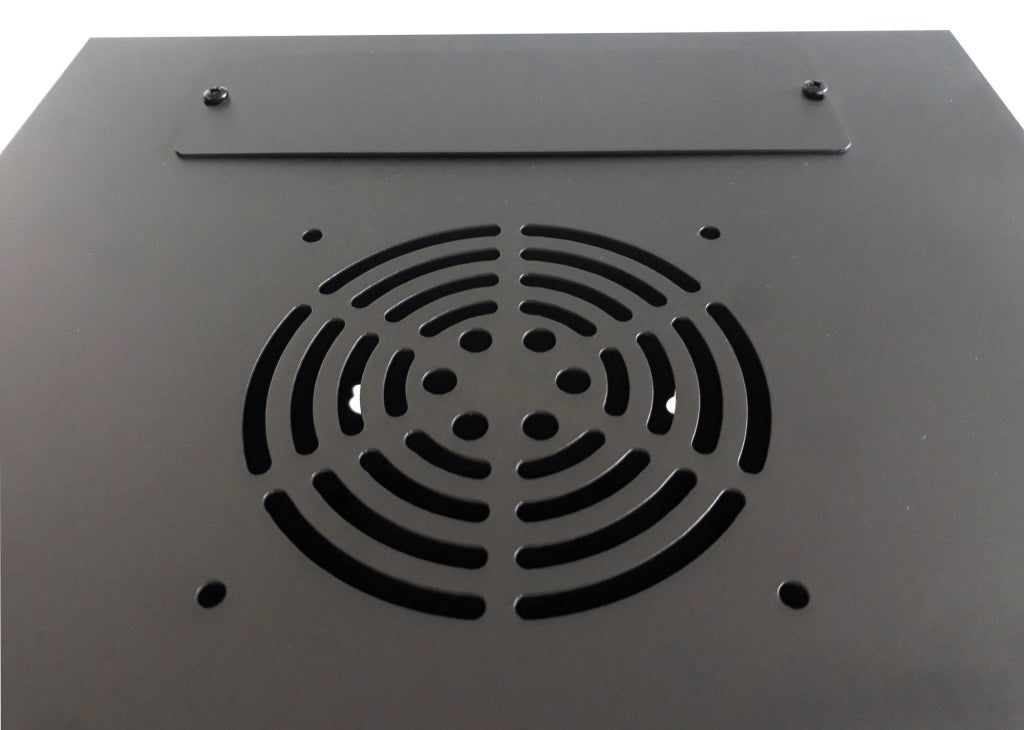 Armadio Rack 10'' a Muro 6 Unità Pannelli Asportabili Nero