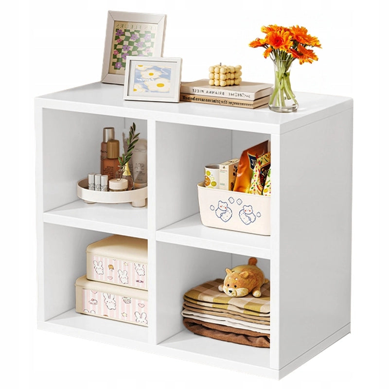 Scaffale aperto modulare bianco mensola armadio cassettiera loft scandinavo