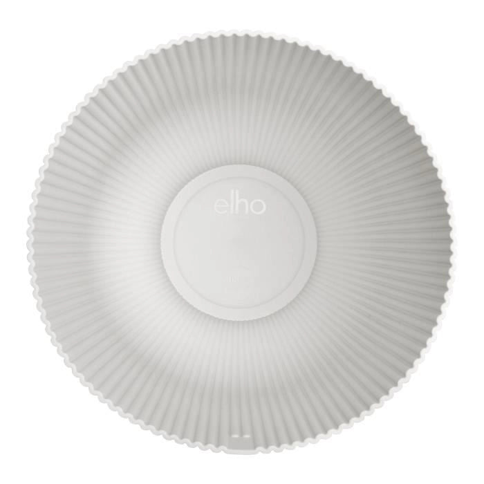 Vaso per fiori - Elho - Vibes Fold Coupe - Bianco - L 30 x P 29,5 x H 45 cm - Interno - 100% riciclato