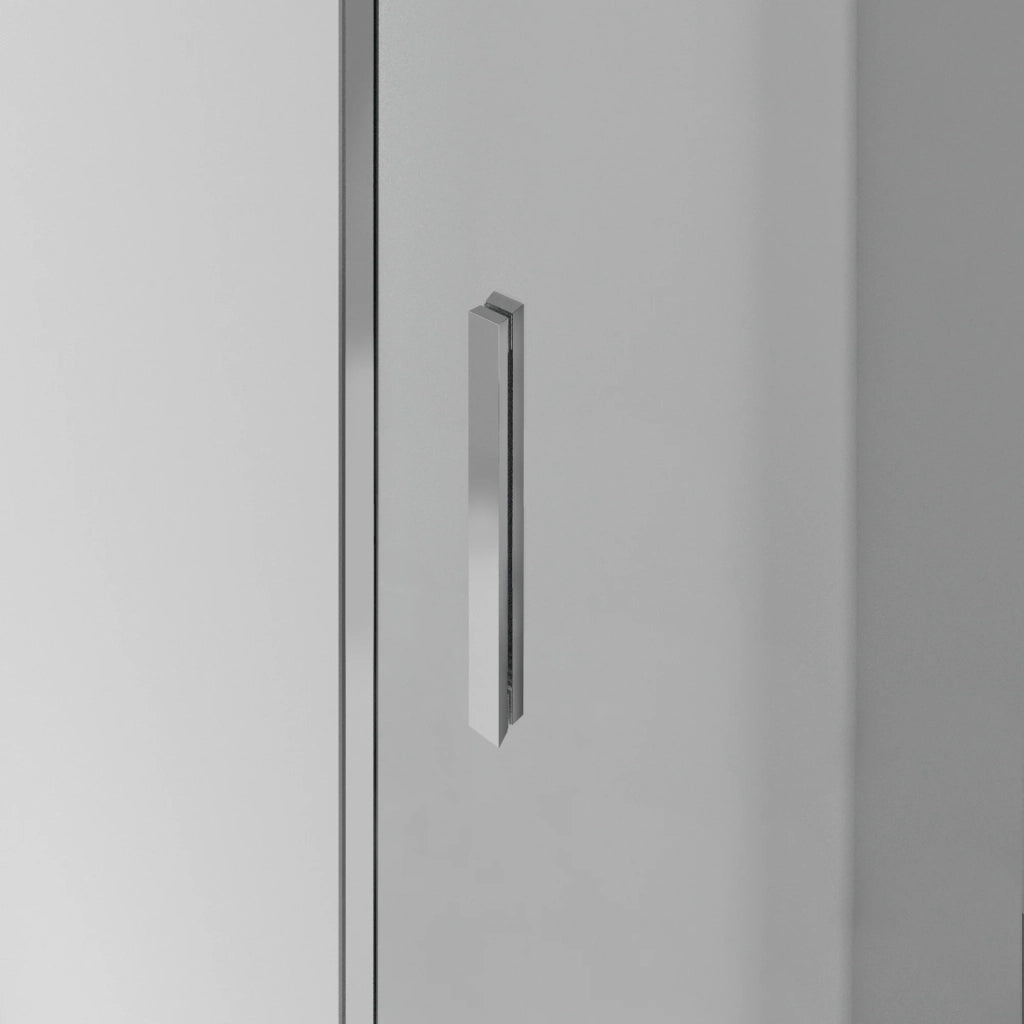 Box doccia frontale BASIC 2 fissi + 2 scorrevoli 160 cm (85+85) rame vetro trasparente