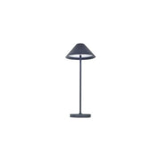 GBC Lampada da Tavolo Liberty Nera in Alluminio Ricaricabile 3W 3000k