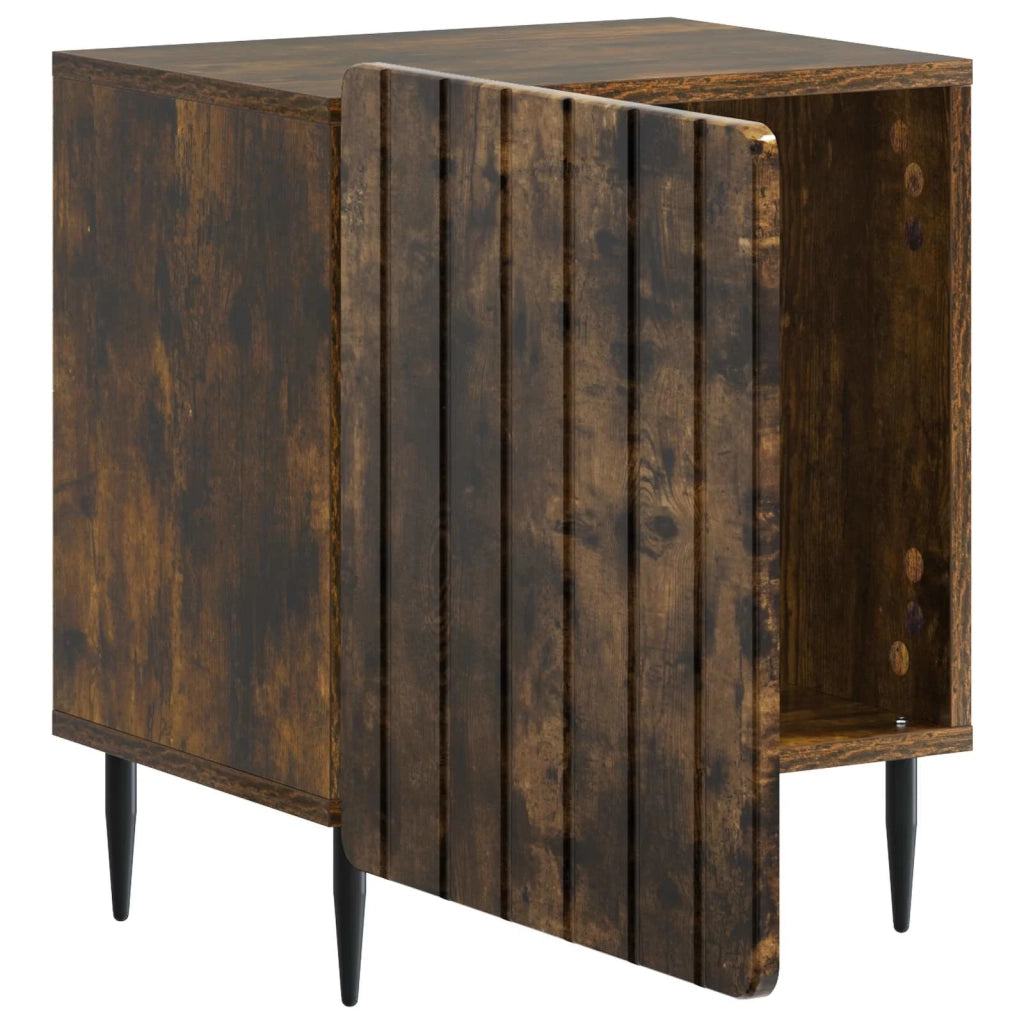 Armadio da Notte 2 pz Rovere Fumo 43 x 34,5 x 52 cm 894346