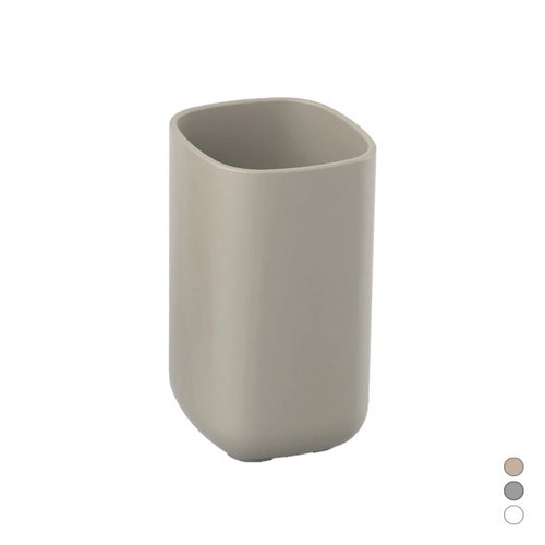 PORTA SPAZZOLINI POD- Bianco cm 7 x h.11,5 x 7- METAF- pezzi 1
