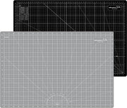 Tavolo da taglio rotativo A2 auto generante - 5 strati - doppia faccia - grigio/nero