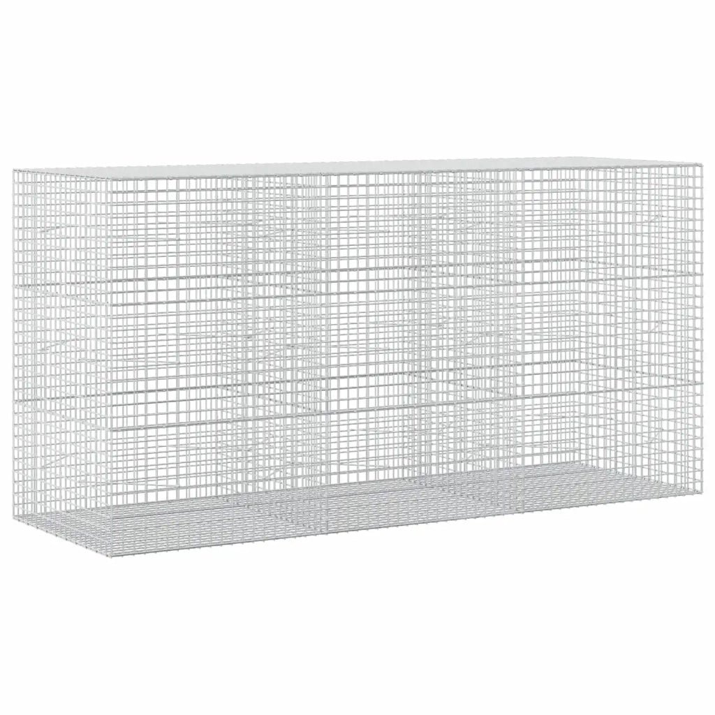 Gabione con filo da 5 mm e rete da 5x5 cm 300x100x150 cm 3464376