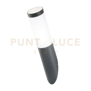 APPLIQUE TOKYO ANTRACITE 1 LUCE ATTACCO E27 IP44 7,6X37,6CM IN ACCIAIO INOX