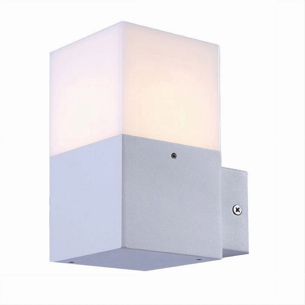 Trade Shop - Applique A Muro Per Esterno Lampada Da Parete In Alluminio Attacco E27 Ip44 B160 -