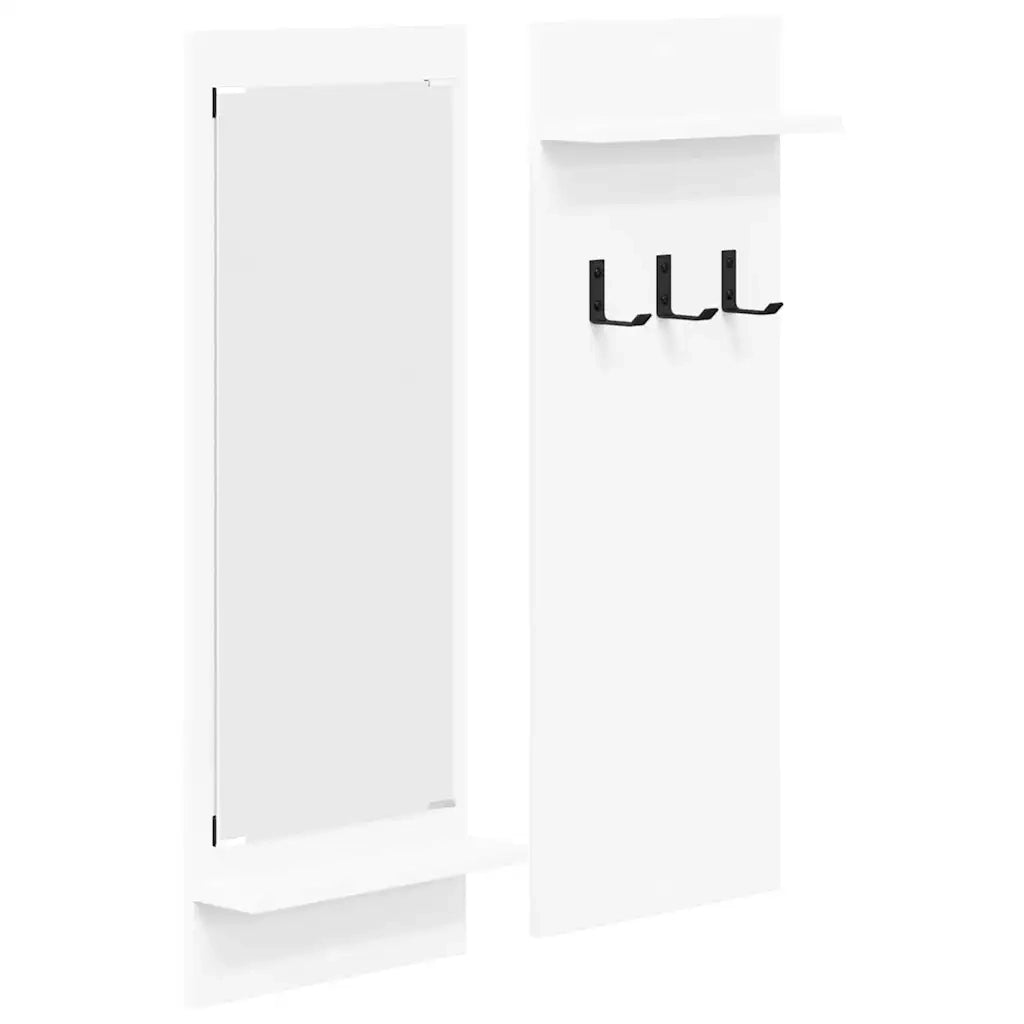 Appendiabiti a muro Bianco 70 x 10 x 90 cm Legno multistrato CFW8365366