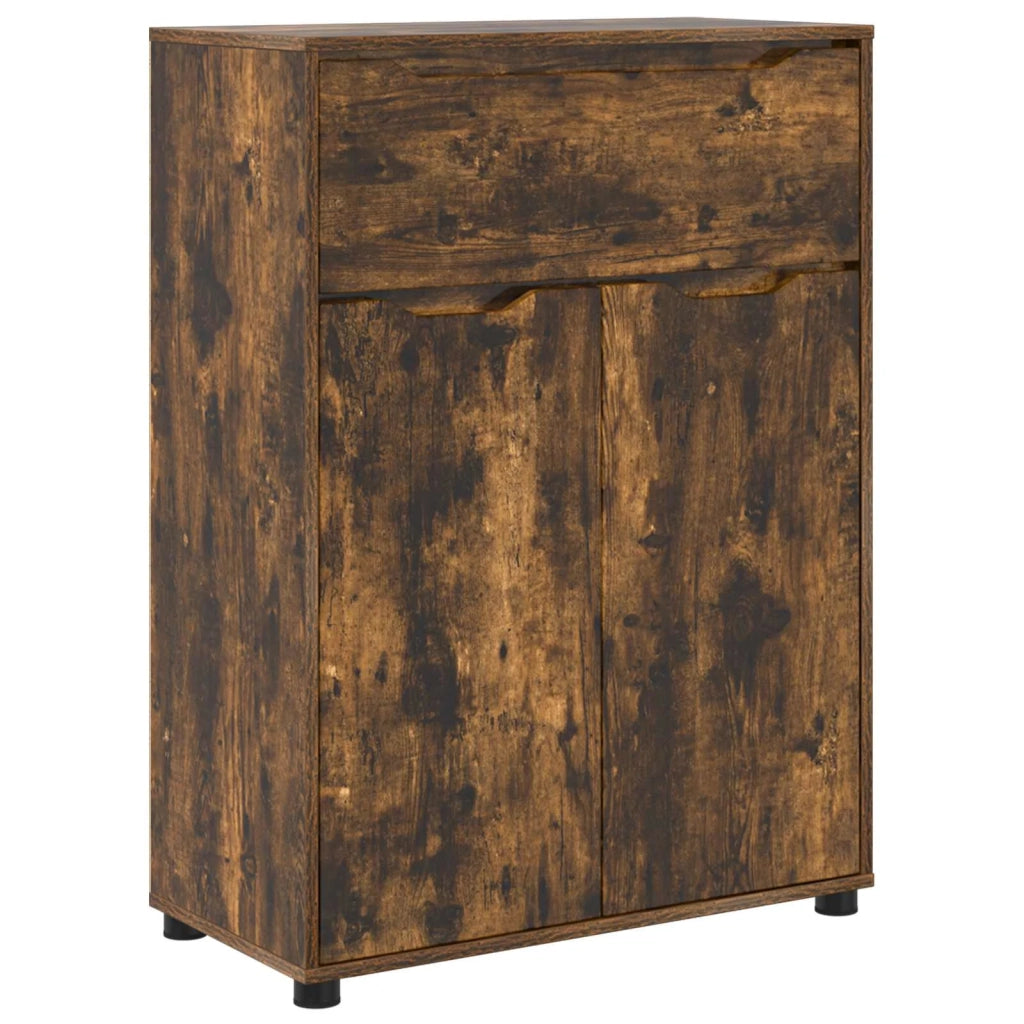 Mobile da Bagno con cassetto Rovere fumé 72,5 x 36,5 x 100 cm 888772