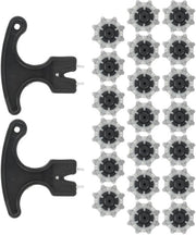 Sostituzione Spighe da Golf - 20 Pezzi - Punti Antiscivolo - Materiale TPU - Assorbimento dell'Impatto - Duraturo e Resistente al Fattore di Sostituzione - Spighe da Golf