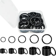 Serrature da chiave - 50 pezzi - Nero - 15 a 30 mm