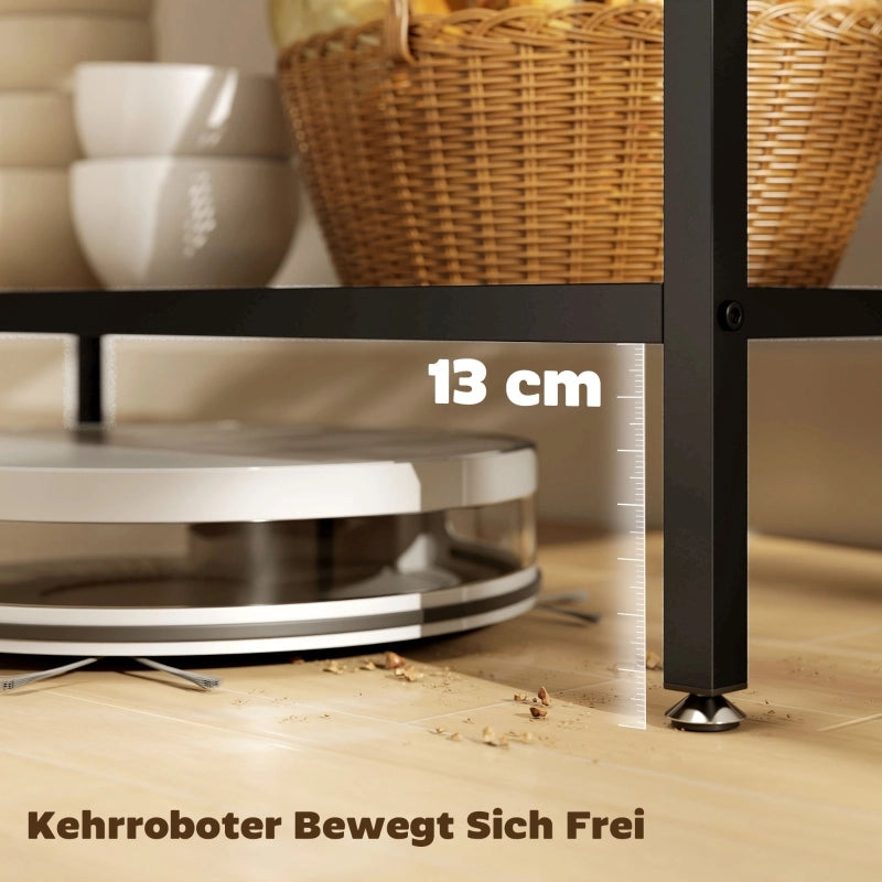 REGGIPANE da cucina 100x50x90 cm Legno Marrone Rustico