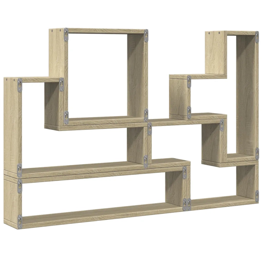 Scaffale a parete | Ripiano a parete | Mensola a parete Rovere Sonoma 96x12x64cm in Legno Multistrato