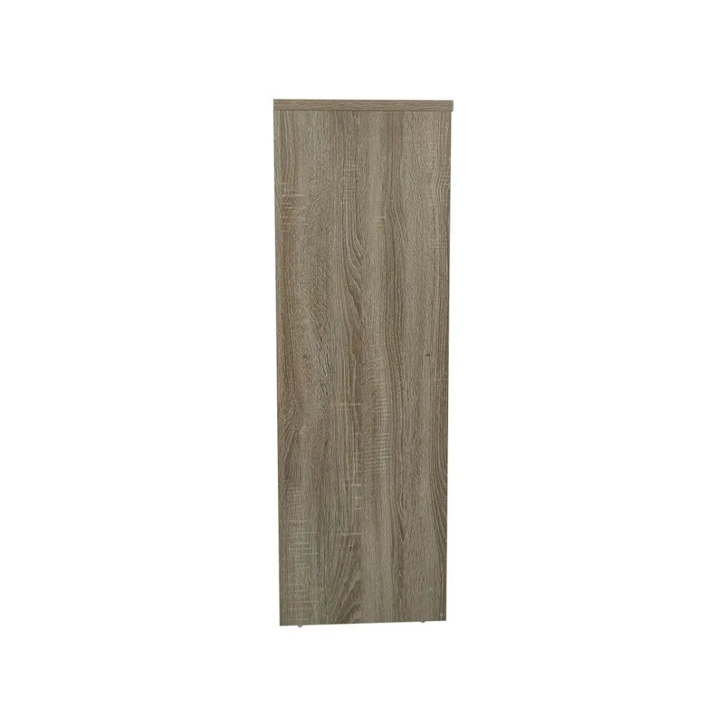 Libreria design con 3 ripiani, colore rovere chiaro, collezione TOLLY