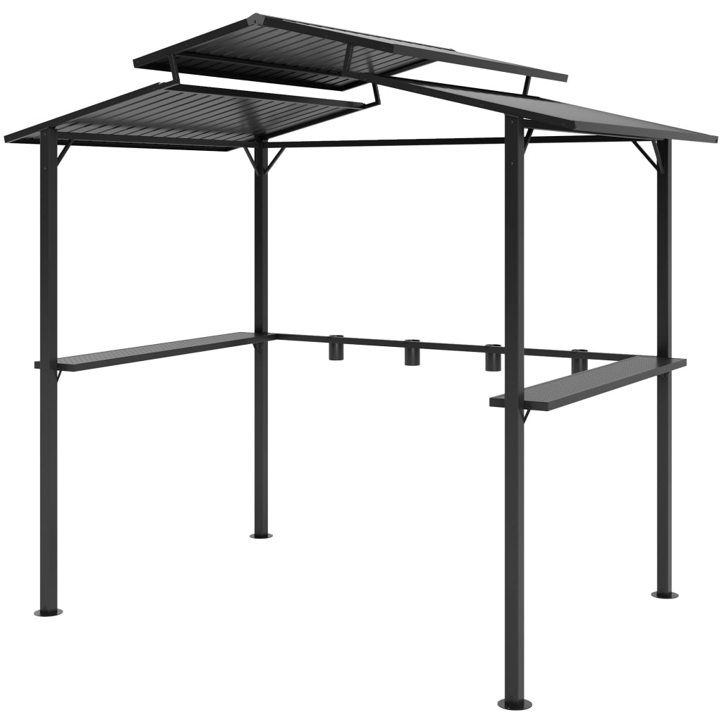 Gazebo da giardino ¨C Zephmum ¨C Grigio antracite 250x160x250 cm