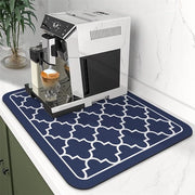 Mat di cucina per asciugatrice con modello di scarico super assorbente pannello di asciugatrice microfibre pannello di asciugatrice rapido asciugamento