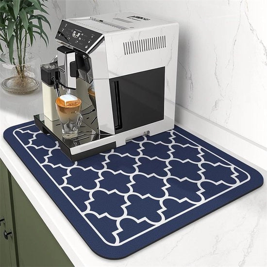 Mat di cucina per asciugatrice con modello di scarico super assorbente pannello di asciugatrice microfibre pannello di asciugatrice rapido asciugamento