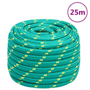 Corda Nautica Verde 20 mm 25 m in Polipropilene